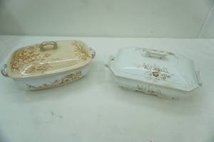 lot 509 image: Antique Ironstone Casseroles