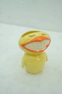 lot 611 image: Vintage John Todd Ceramic Happy Face Bird Planter
