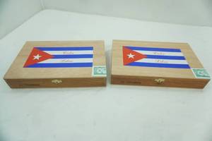 lot 666 image: 2 Cigar Boxes