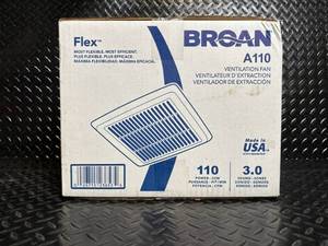 lot A-30 image: Broan A110 Ventilation Fan - 110 CFM, 3.0 Sones