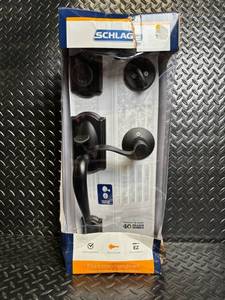 lot 45 image: Schlage Front Entry Handle Set - EZ Installation