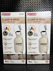 lot 54 image: Chapin Clean-N-Seal Deck Sprayer 2G 25020 2-Pack