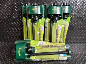 lot 72 image: GreenThumb Oscillating Sprinkler - Light Duty, 17 Jet Nozzles, 2,600 sq ft (Lot of 6)