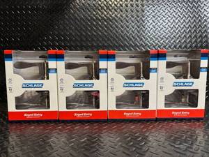 lot 99 image: Schlage Keyed Entry Levers - Accent Style - 5-Pack