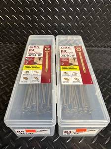 lot 146 image: GRK R4 1214 x 10 Multi-Purpose Framing Screws - 50-Count Per Box, 2-Pack