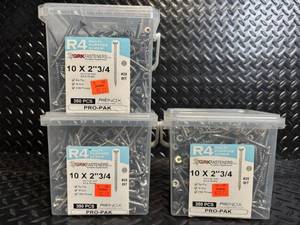 lot 163 image: GRK Fasteners R4 10 x 2-34 in Screws Pro-Pak 350 pcs (Lot of 3)