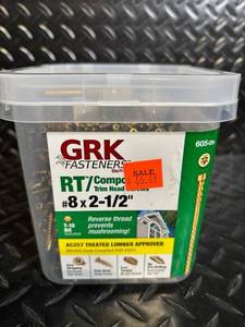 lot 178 image: GRK RT Composite Trim Head Screws #8 x 2-12 in