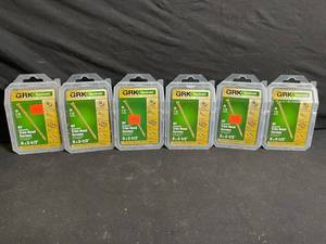 lot 185 image: GRK berGrade RT Composite Trim Head Screws 8 x 2-12 100 ct ESR-3201 (Lot of 6)