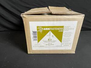 lot 193 image: GRK R4 Multi-Purpose Screws 8 x 2-34 in - 2,500 pcs Box