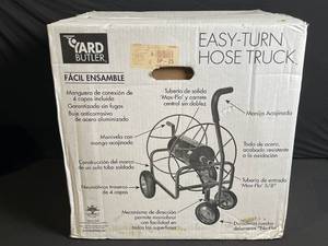 lot A-198 image: Yard Butler Easy-Turn Hose Truck - Holds 400 ft of 58-inch Hose