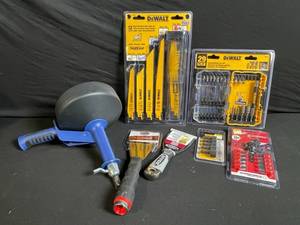 lot 208 image: DeWALT Reciprocating Saw Blade Kit 12pc  29pc Bit Sets - Tool Lot
