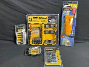 lot 212 image: DeWalt 29-Pc Screwdriving Set ToughCase - Zircon StudSensor Pro25 - DeWalt Nut Driver & Bit Sets