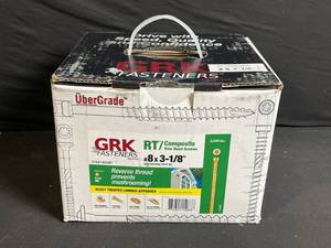 lot 218 image: GRK RTComposite Trim Head Screws #8 x 3-18 2,500 Count
