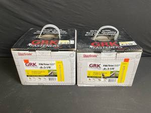 lot 220 image: GRK FinTrim #8x3-18 Screws - DeckingFramingFinishing, 2 Boxes (5,000 total)
