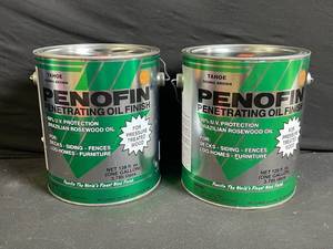 lot 222 image: Penofin Penetrating Oil Finish Exterior - Brazilian Rosewood Oil, 1 Gallon, 2 Cans