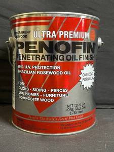 lot 243 image: Penofin Ultra Premium Penetrating Oil Finish - Transparent Redwood (1 Gallon)