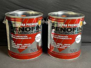 lot 253 image: Penofin Ultra Premium Penetrating Oil Finish - Transparent Cedar - 2-Can Pack