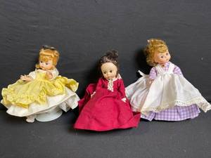 lot 233 image: Madame Alexander Dolls - Meg, Amy & Mamie Vintage 1950s Set