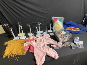lot 280 image: Baby Clothing Lot - Infant Dresses, Bodysuits, Hats & Accessories
