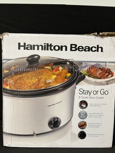 Hamilton Beach Stay or Go Slow Cooker 6-Quart