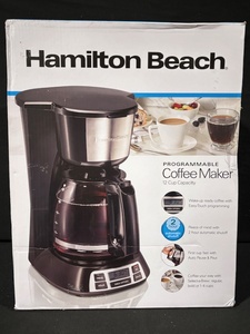 lot 7 image: Hamilton Beach 49630G Programmable Coffee Maker - 12-Cup Capacity