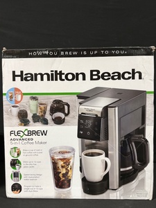 lot 16 image: Hamilton Beach Flex Brew Advanced 5-in-1 Coffee Maker 49922