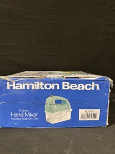 lot 33 image: Hamilton Beach 6-Speed Hand Mixer - Includes Snap-On Case