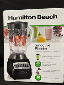 lot 35 image: Hamilton Beach Smoothie Blender 56 oz Jar - 650W, 10 Speeds