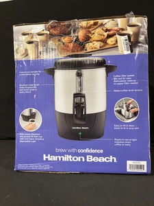 lot 80 image: Hamilton Beach Dispensing Coffee Urn - 40 Cup Capacity