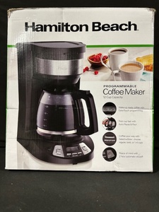 lot 85 image: Hamilton Beach Programmable Coffee Maker - 12-Cup Capacity, Original Box