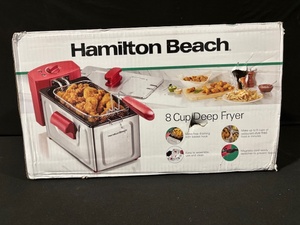 lot 88 image: Hamilton Beach 8-Cup Deep Fryer - Countertop Electric Fryer