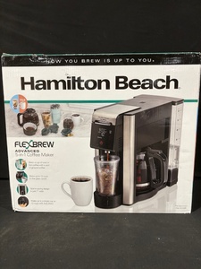 lot 96 image: Hamilton Beach FlexBrew 5-in-1 Coffee Maker - Single Serve & Carafe - Model 49965F