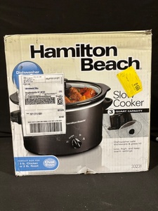 lot 101 image: Hamilton Beach Slow Cooker 3 Qt (2.8 L) - Model 33231