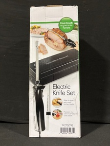 lot 102 image: Hamilton Beach Electric Knife Set 74275FG - Cool-Touch Ergonomic Handle