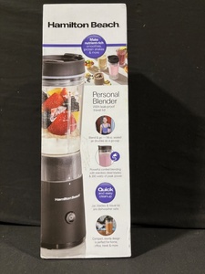 lot 103 image: Hamilton Beach Personal Blender 51190F - Travel Lid, BPA-Free Jar