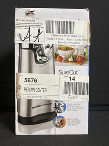 lot 149 image: Hamilton Beach SureCut Electric Can Opener - Model 76778JFG