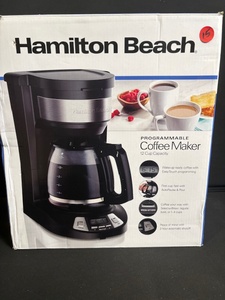 lot 155 image: Hamilton Beach Programmable Coffee Maker - 12-Cup Capacity