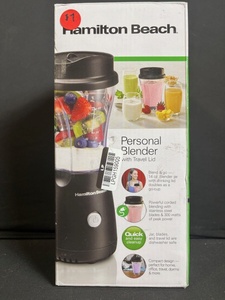 lot 169 image: Hamilton Beach 51146G Personal Blender with Travel Lid - 14-oz Jar