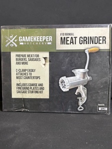 lot 183 image: GameKeeper Butchery No. 10 Manual Meat Grinder