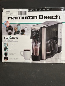 lot 191 image: Hamilton Beach Flex Brew Advanced 5-in-1 Coffee Maker