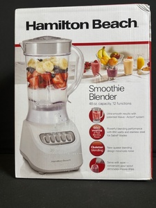 lot 201 image: Hamilton Beach Smoothie Blender - 48 oz, 12 Functions, 650W