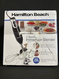 lot 214 image: Hamilton Beach 2-Speed Immersion Blender 260W with Whisk Attachment
