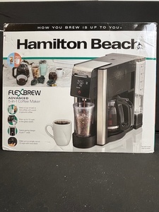lot 215 image: Hamilton Beach FlexBrew Advanced 5-in-1 Coffee Maker - 49965F