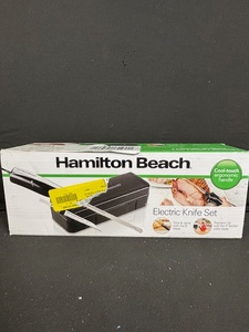 lot 216 image: Hamilton Beach Electric Knife Set - Cool-Touch Ergonomic Handle