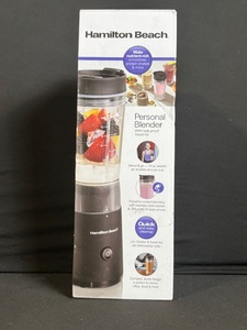lot 219 image: Hamilton Beach 51190F Personal Blender with Leak-Proof Travel Lid