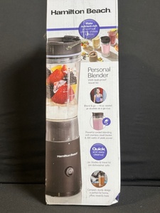 lot 223 image: Hamilton Beach Personal Blender 51190F - 14-oz Jar