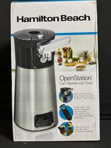 lot 243 image: Hamilton Beach OpenStation Can Opener with Tools