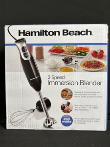 lot 245 image: Hamilton Beach 2-Speed Immersion Blender - 260W