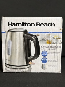 lot 249 image: Hamilton Beach Stainless Steel Kettle 1.2L 1500W Model 40852