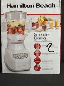 lot 255 image: Hamilton Beach 50181FG Smoothie Blender - 48 oz, 12 Functions, 650W